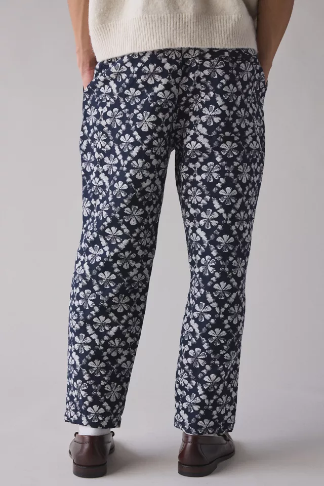 Wax London Kurt Floral Jacquard Pant