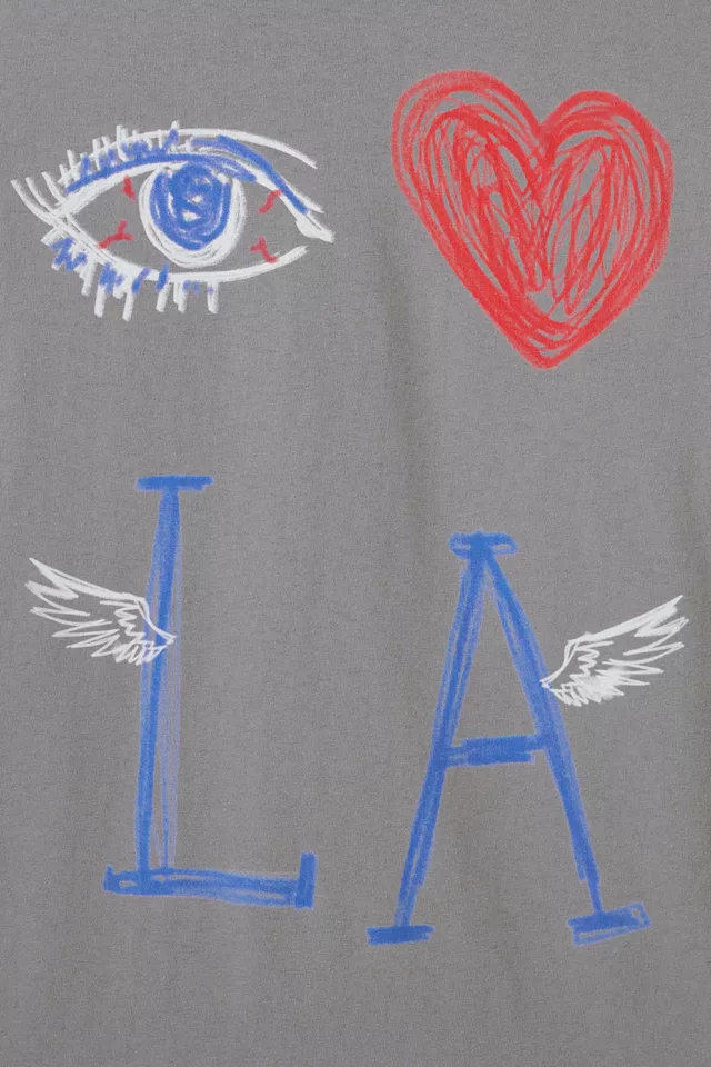 Eye Heart LA Graphic Tee