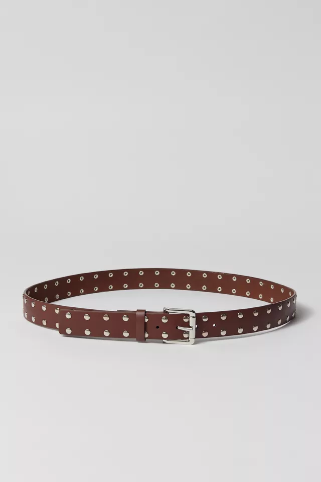 Studded Leather Belt
