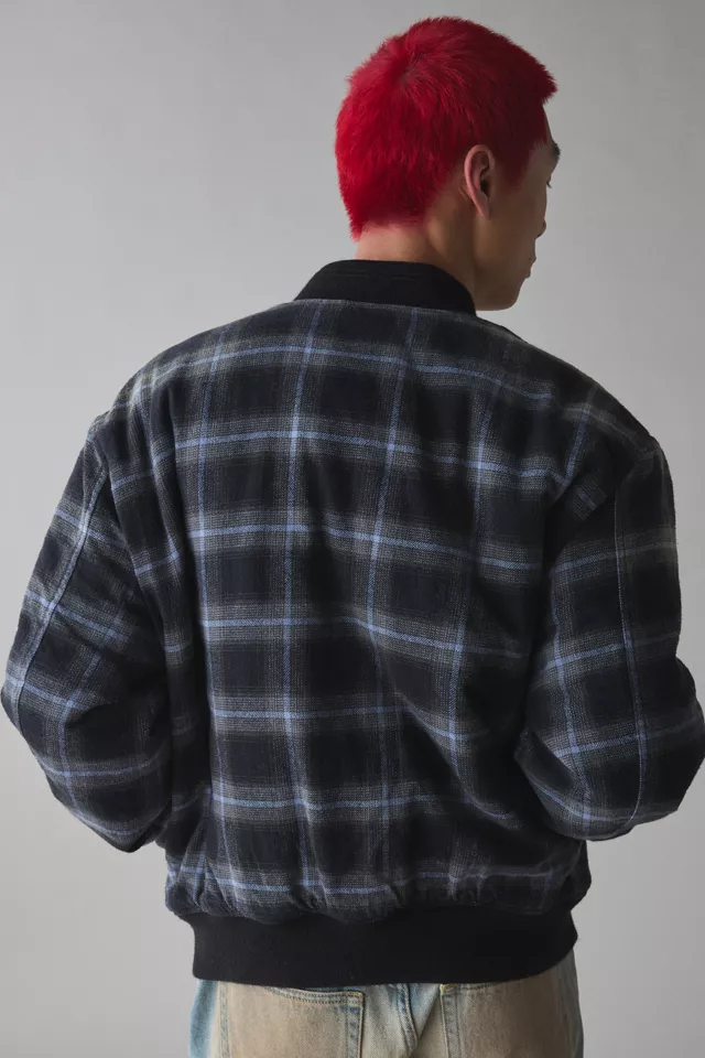 Diesel J-Saint Plaid Bomber Jacket
