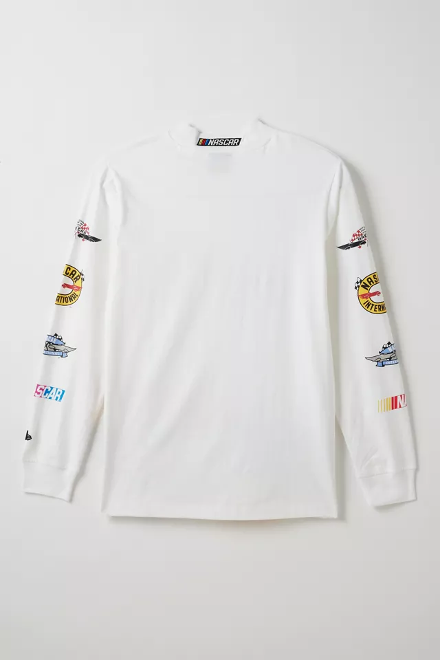 New Era NASCAR Mock Neck Long Sleeve Tee