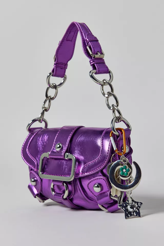 Silence + Noise Jenn Metallic Shoulder Bag
