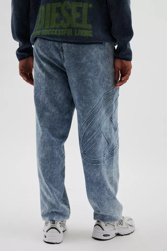 Diesel Lab-S2 Washed Denim Track Pant