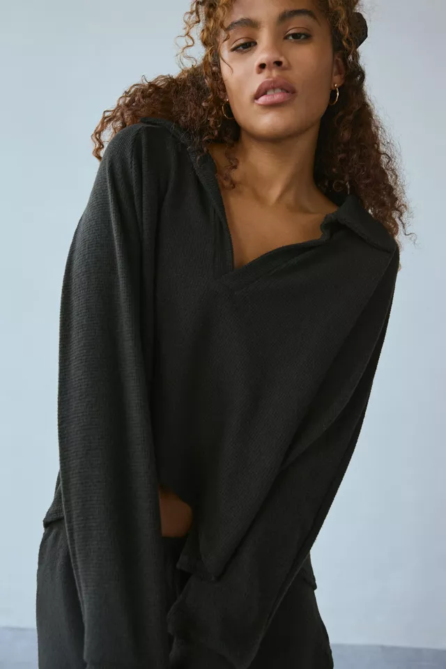 Out From Under Cosima Cozy Collared Top