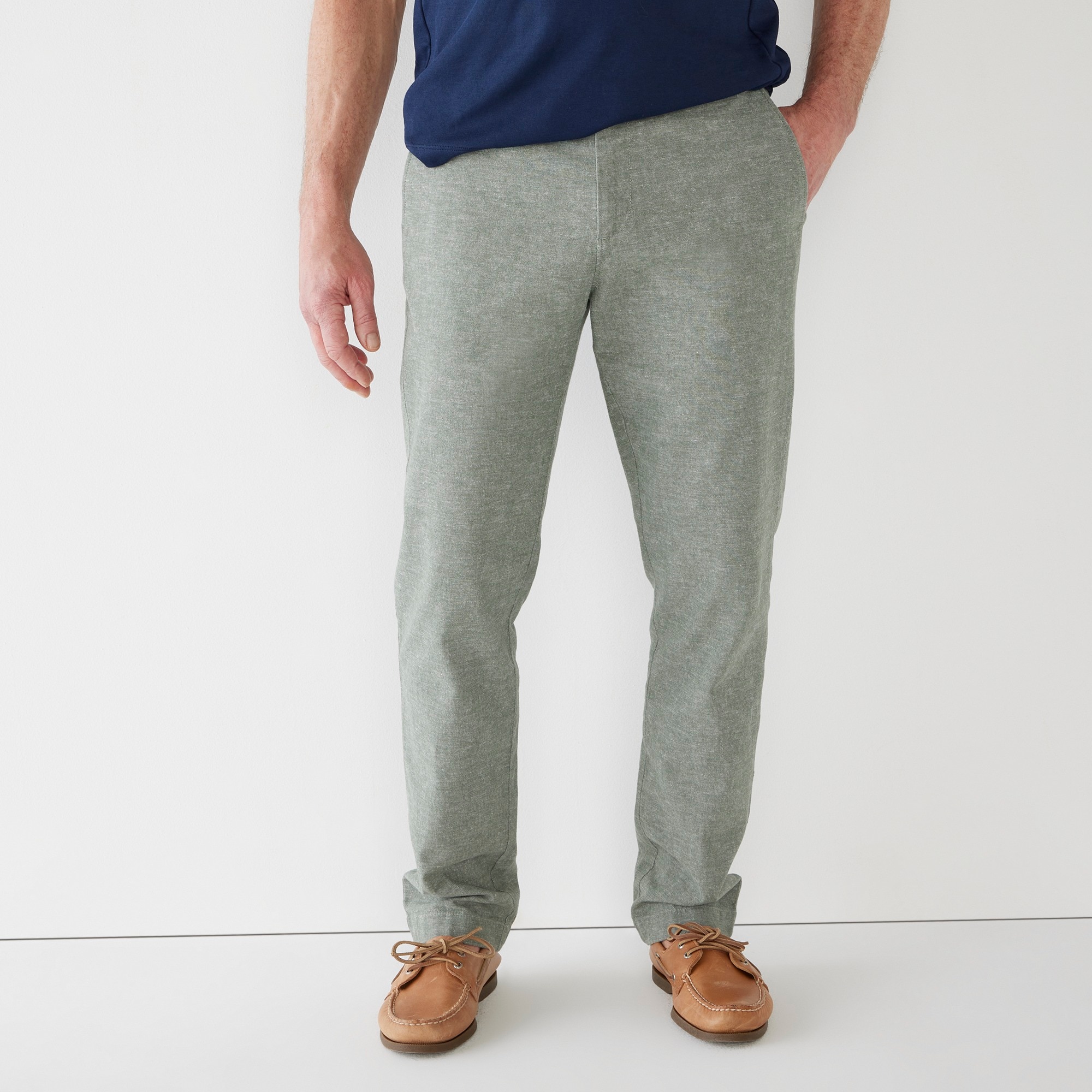 770&trade; Straight-fit chino pant in stretch slub cotton blend