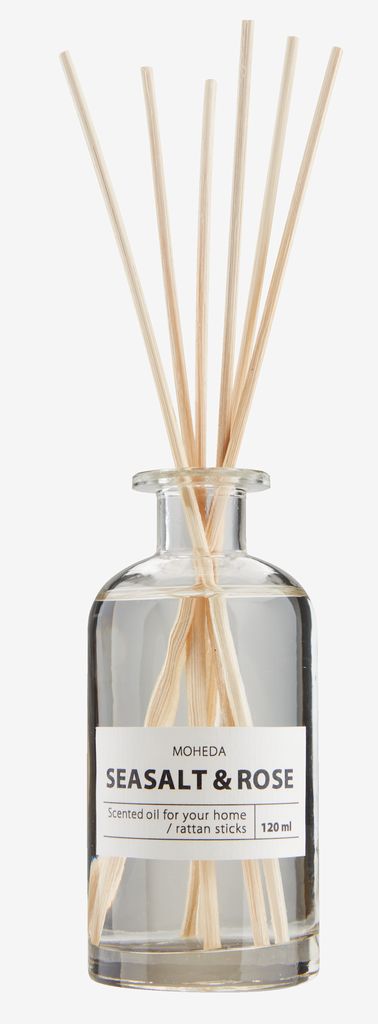 Reed diffuse MOHEDA seasalt & rose 120ml