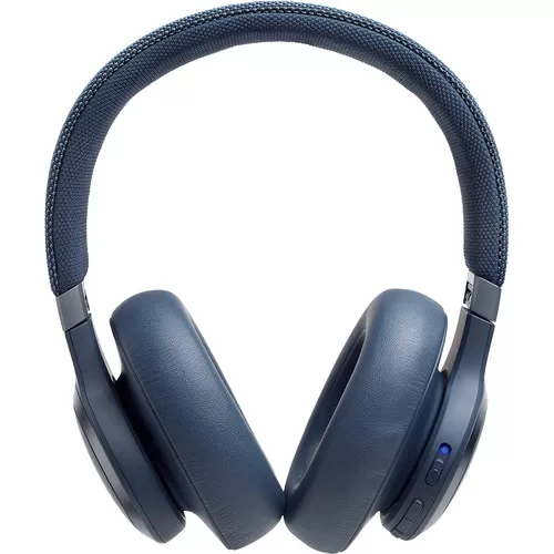 JBL LIVE 650BTNC Wireless Over-Ear Noise-Canceling Headphones (Blue)