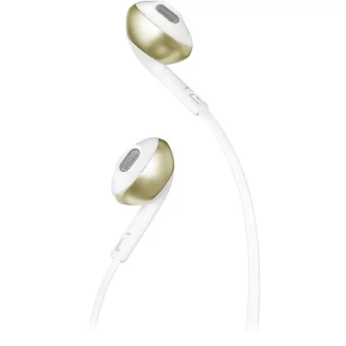 JBL TUNE 205BT Wireless Bluetooth Earbud Headphones (Champagne Gold)