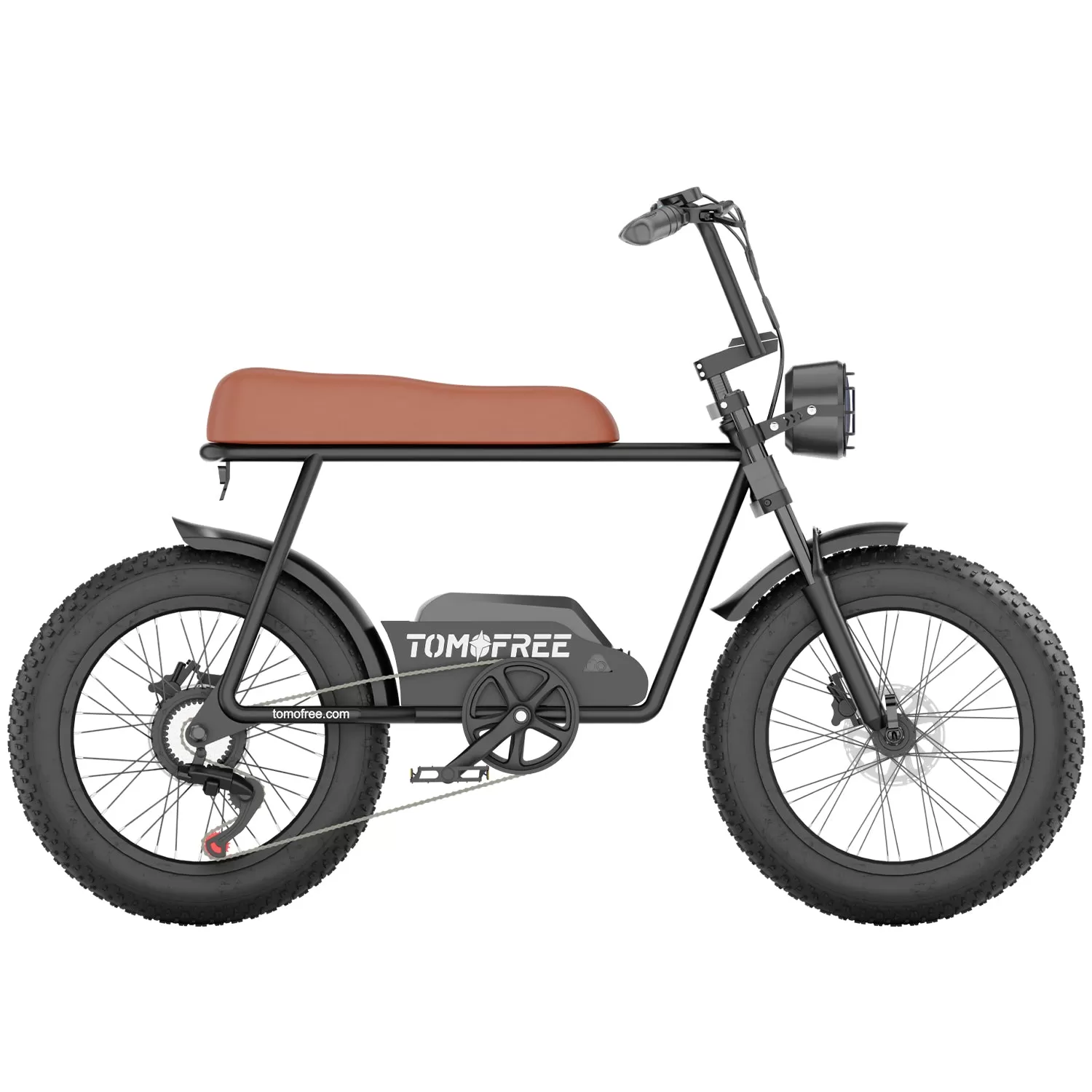 E-Bike FG20 Ebike 1200W 7 Speeds 48V 18Ah Fat Tires Electric Mountain Bike with Thumb Throttle (2023 Upgraded Version)