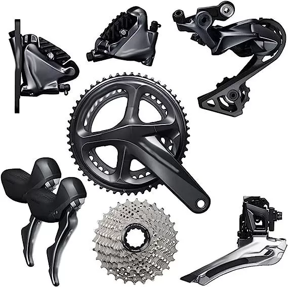 Carbon Fiber Racing Road Bike Hydraulic Disc Brake Road Bike with 22 Speeds