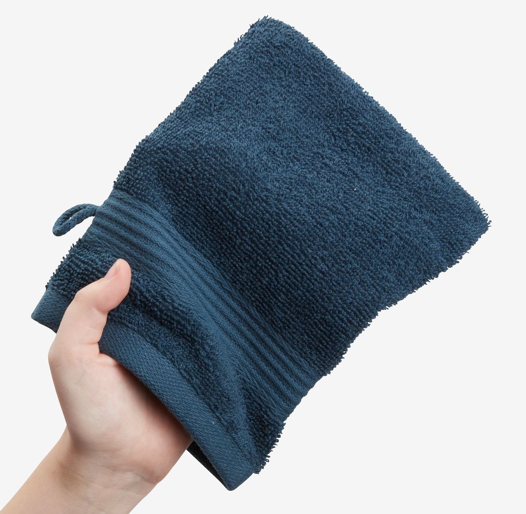 Wash glove KARLSTAD 15x20 navy