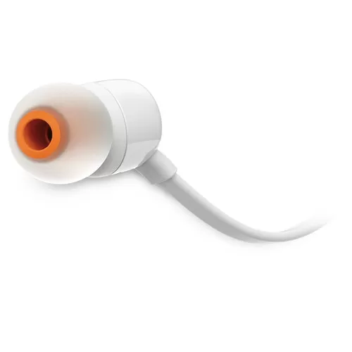 JBL T110 In-Ear Headphones (White)