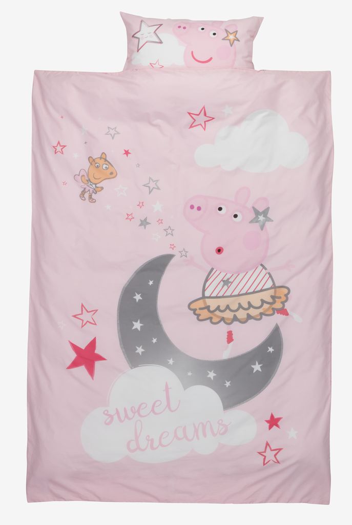Duvet cover set PEPPA PIG Single rose