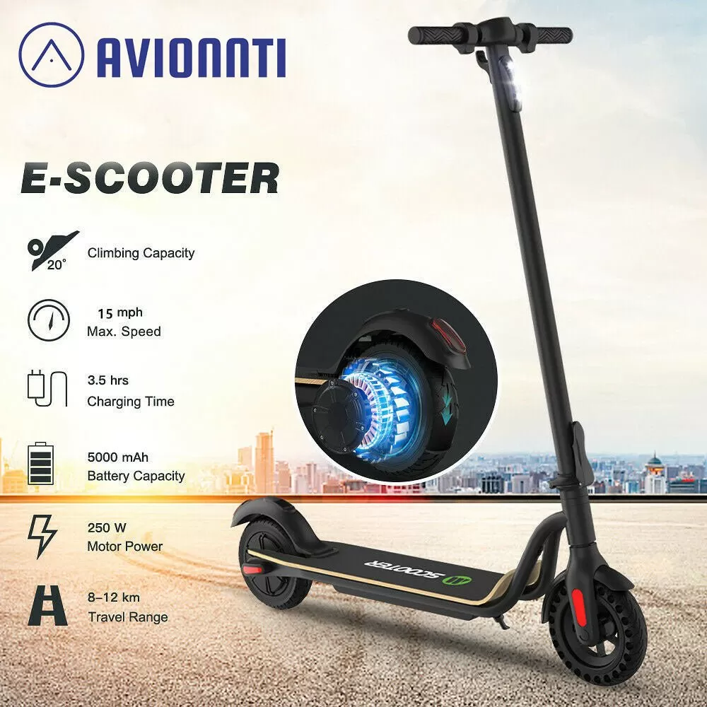 Folding Portable Electric Commuting Scooter For Adults All Terrain 5.0Ah