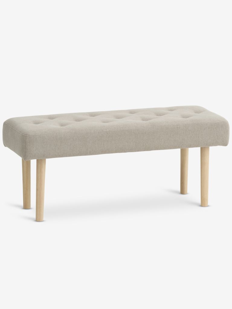 Bench HAGEBRO sand fabric/natural