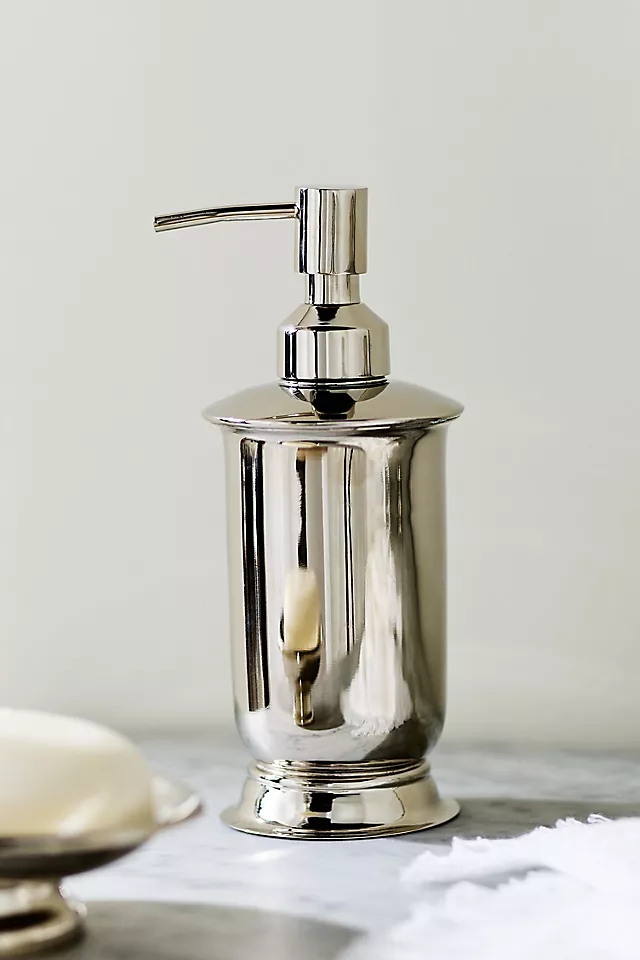 Bedford Silver Soap Dispenser