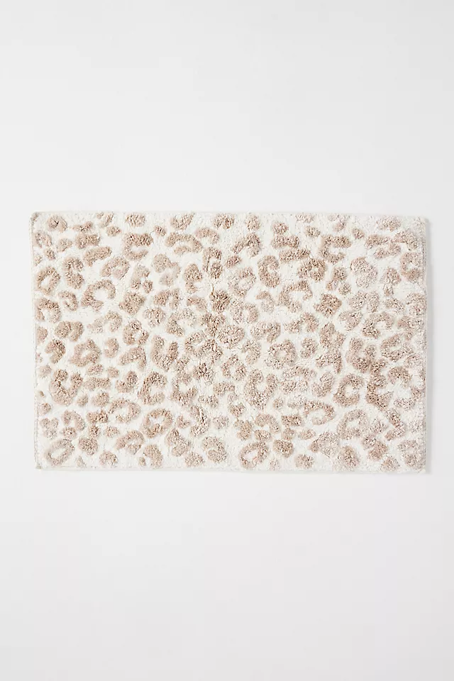 Lola Leopard Tufted Cotton Bath Mat