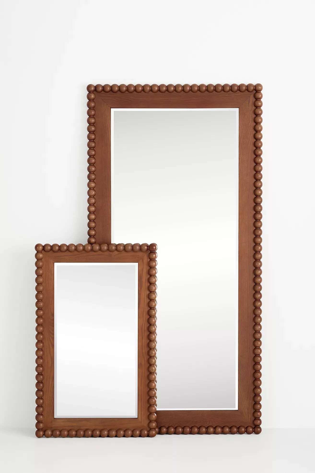 Pippa Wood Bobbin Rectangle Portrait Wall Mirror
