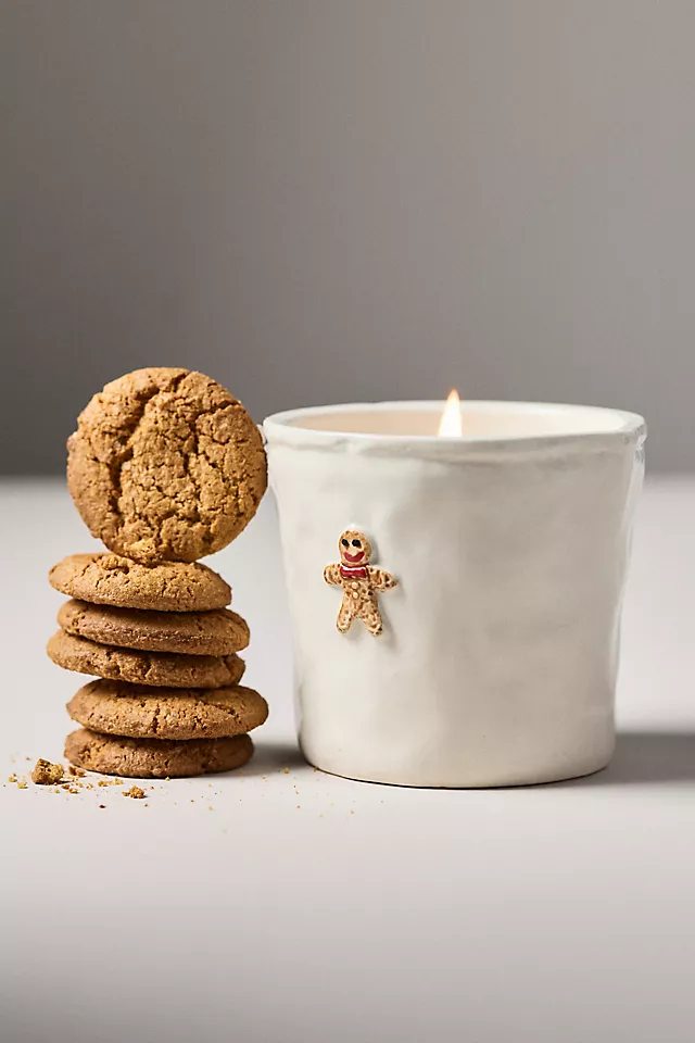 Bistro Gourmand Gingerbread Icon Ceramic Candle