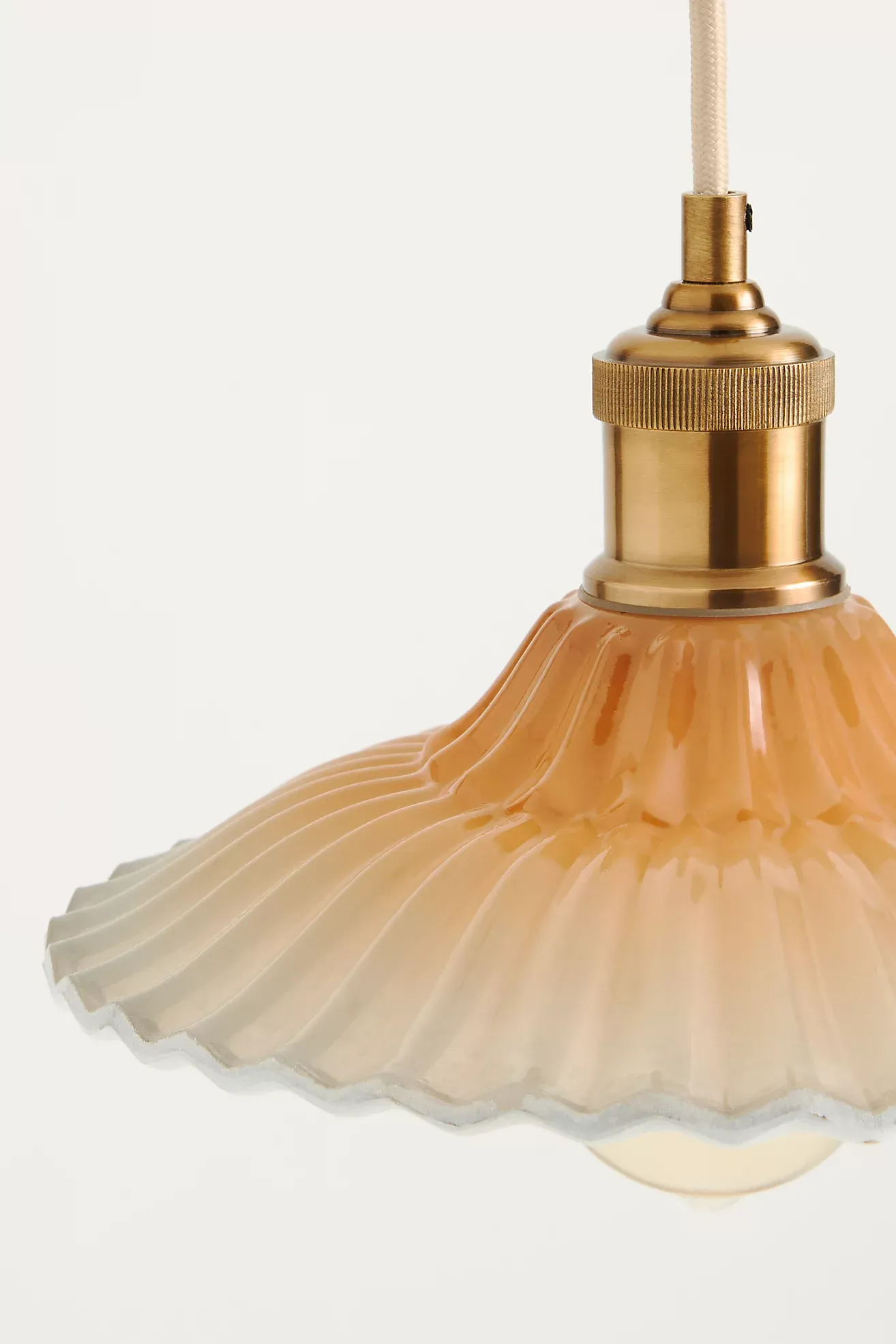 Flautist Glass Pendant