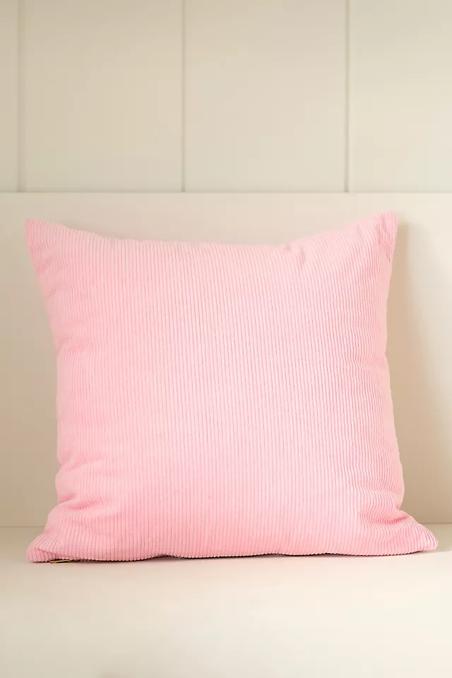 Velvet Corduroy Embroidered Icon Pillow