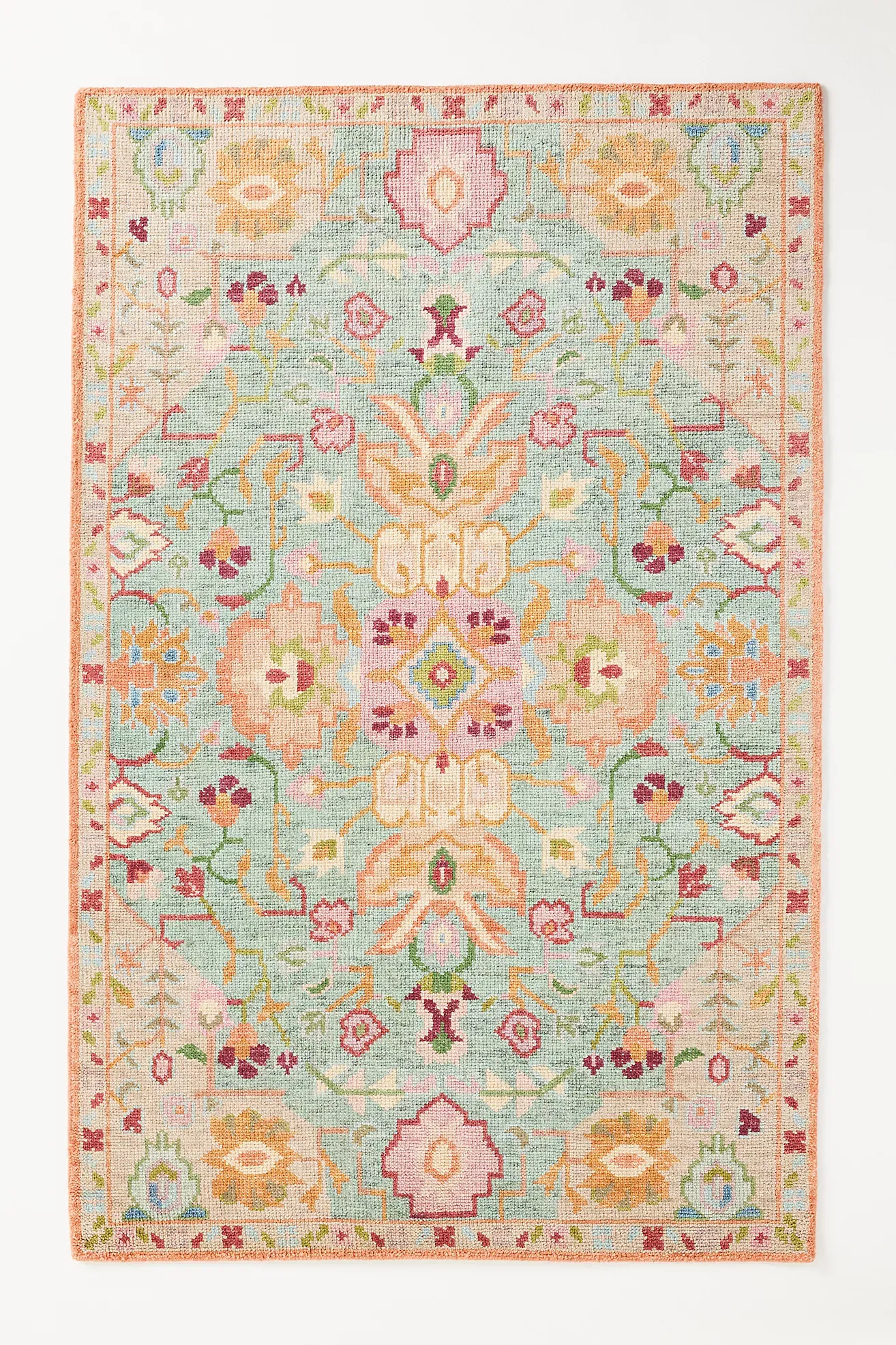 Crisanta Hand-Knotted Wool Persian-Inspired Rug