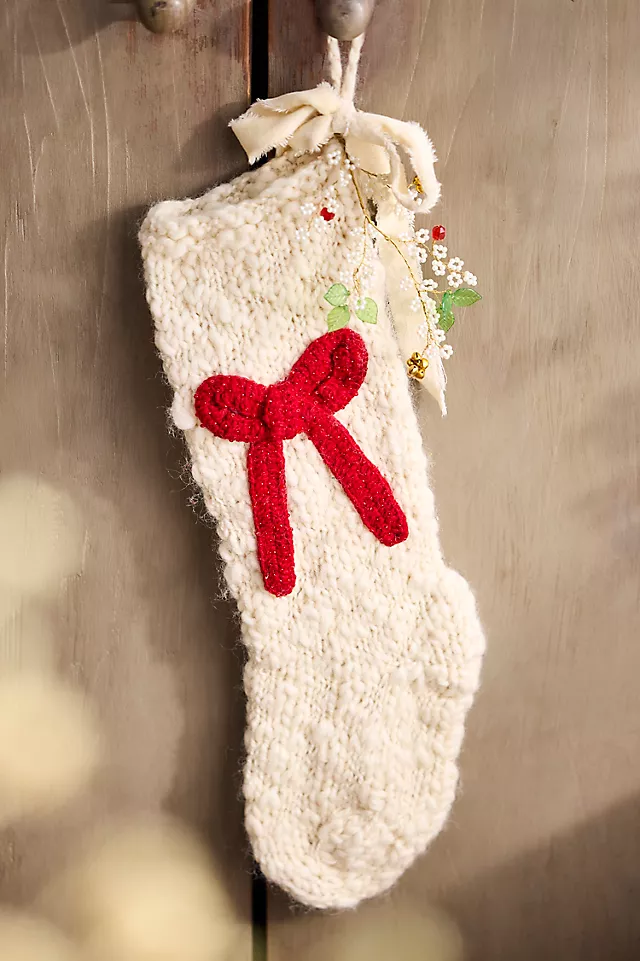 Knitted Holiday Icon Stocking