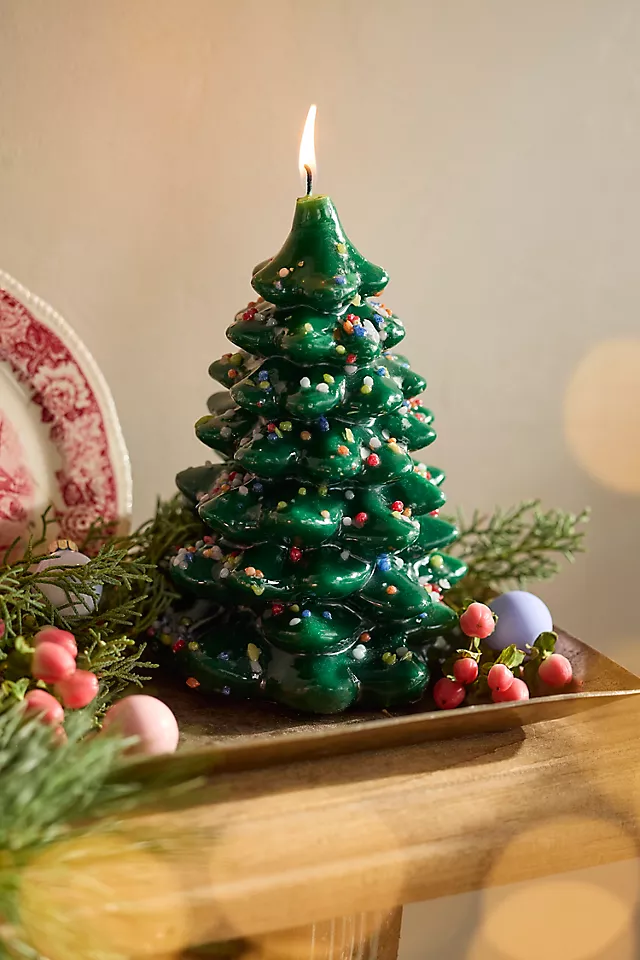 Sprinkle Tree Candle
