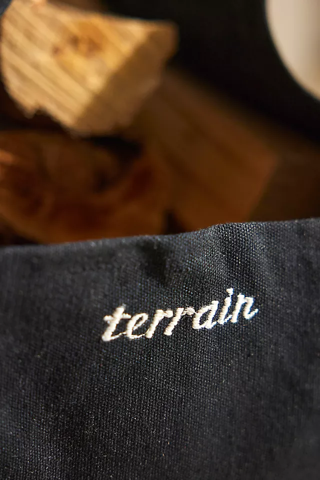 Waxed Canvas Log Carrier