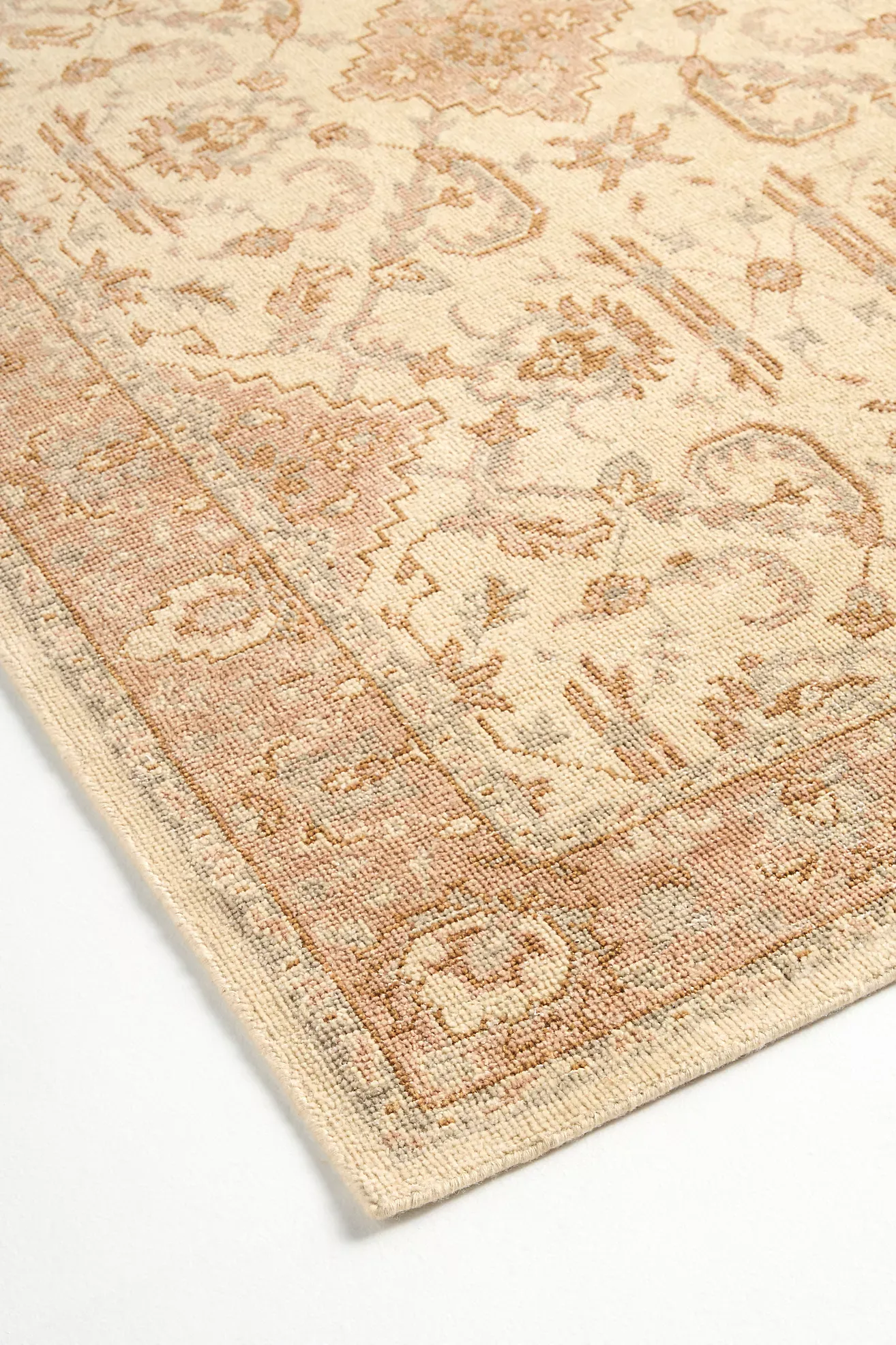 Wool Hand-Knotted Persian-Style Rug