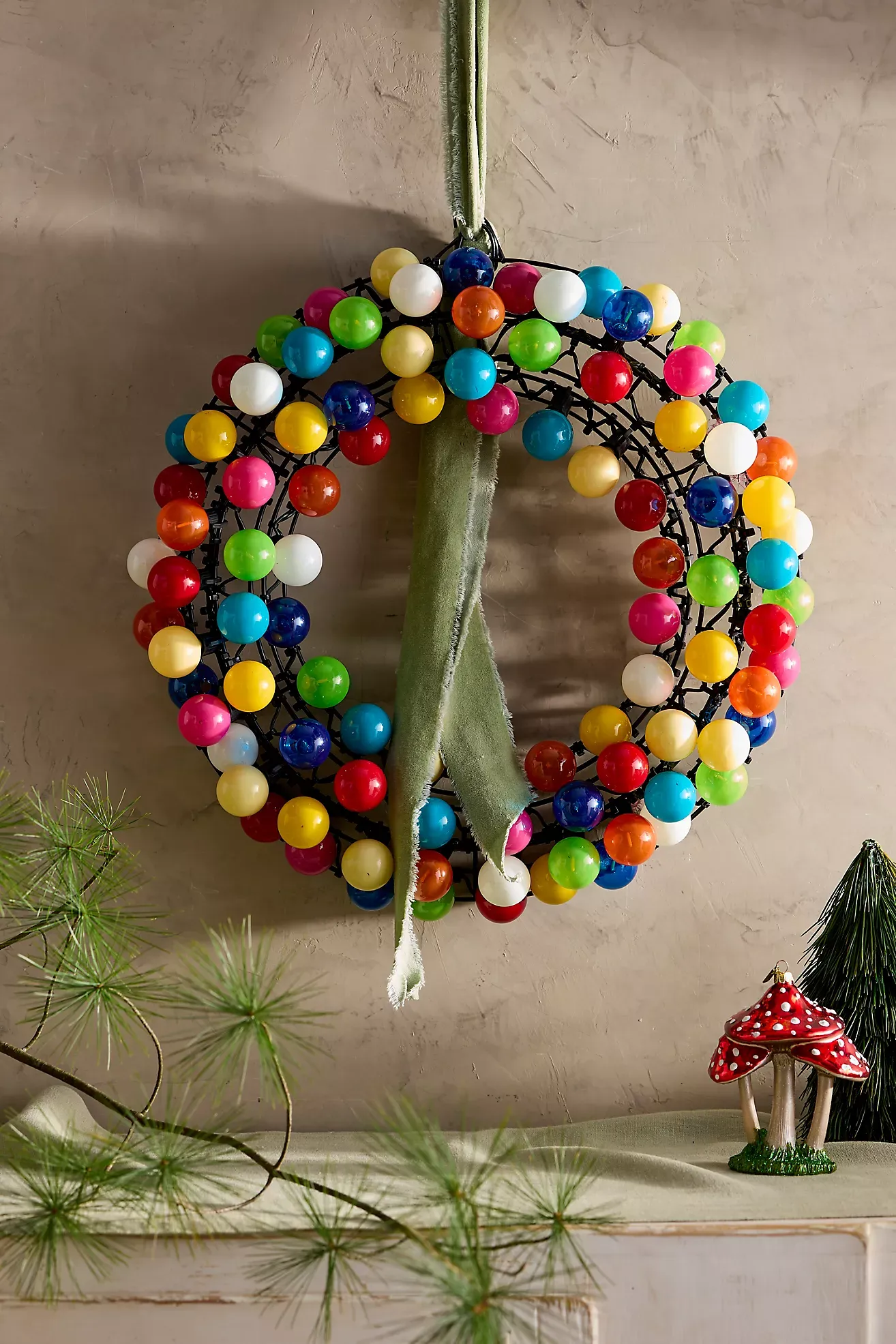 Stargazer Yesteryear Light Wreath