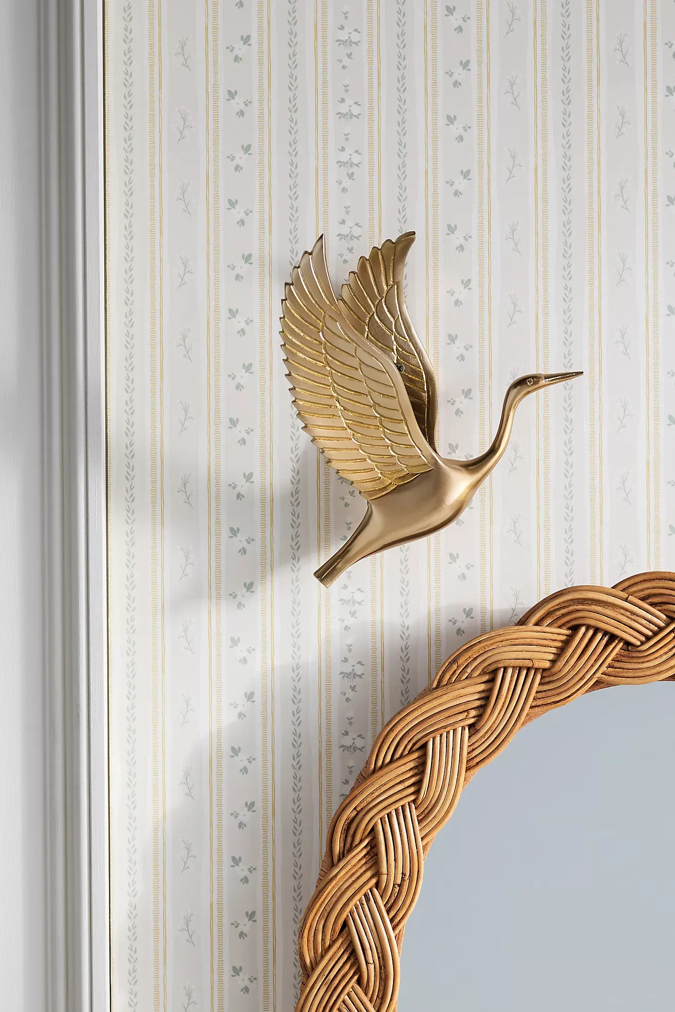 Avila Crane Metal Gallery Wall Charm