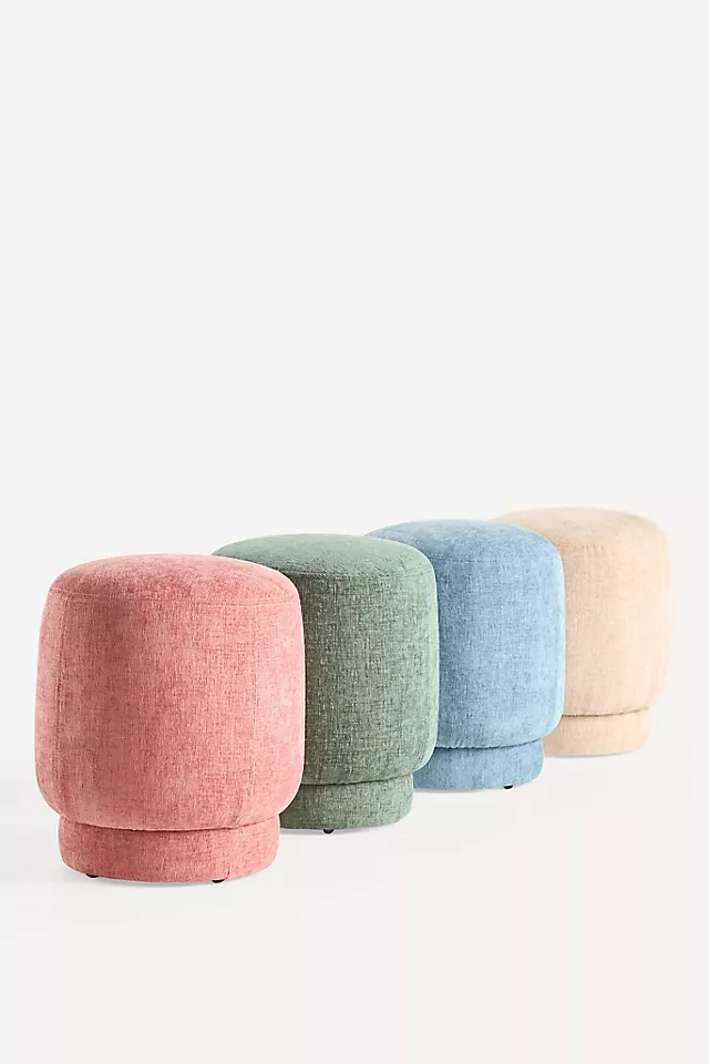 Willet Woven Rounded Ottoman