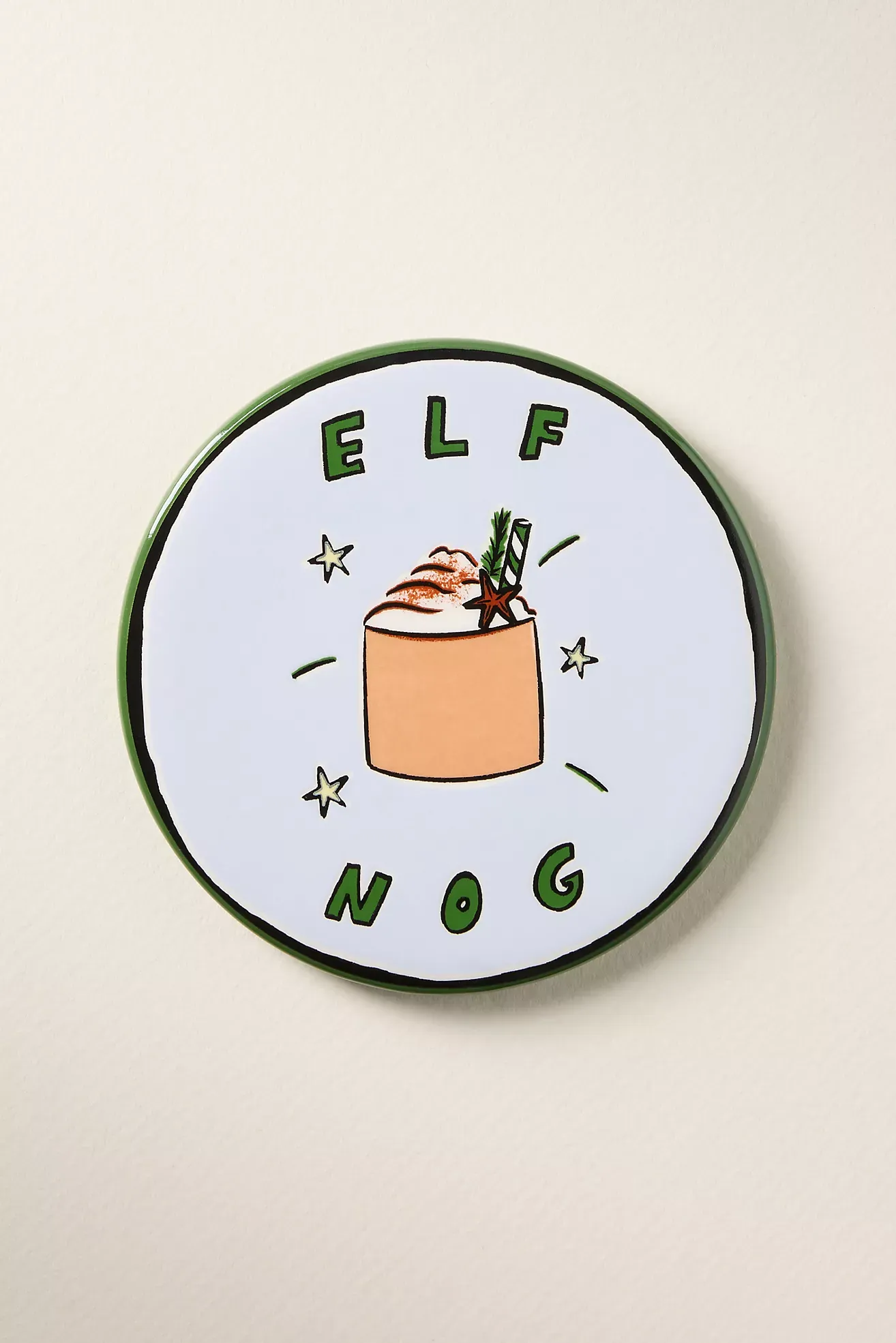 Nephthys Illustrated Elf Nog Coaster