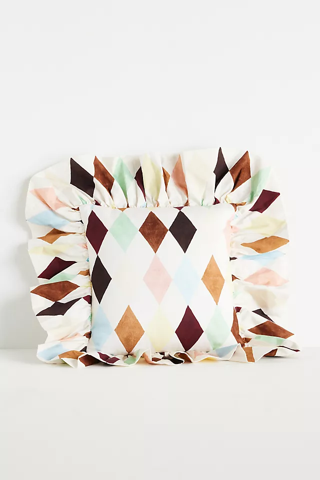 Damson Madder Cotton Printed Pillow