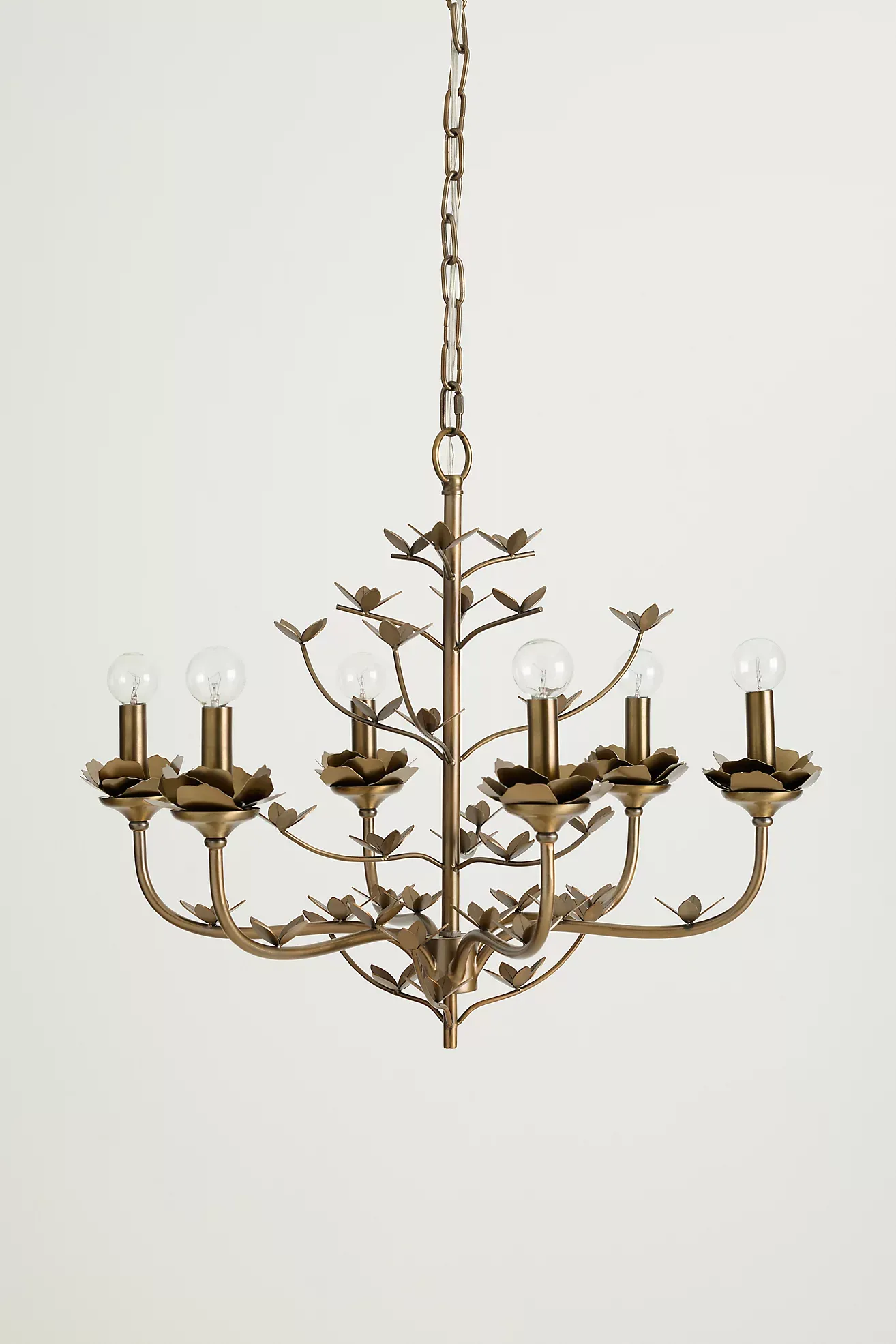 Flowering Metal Floral Chandelier