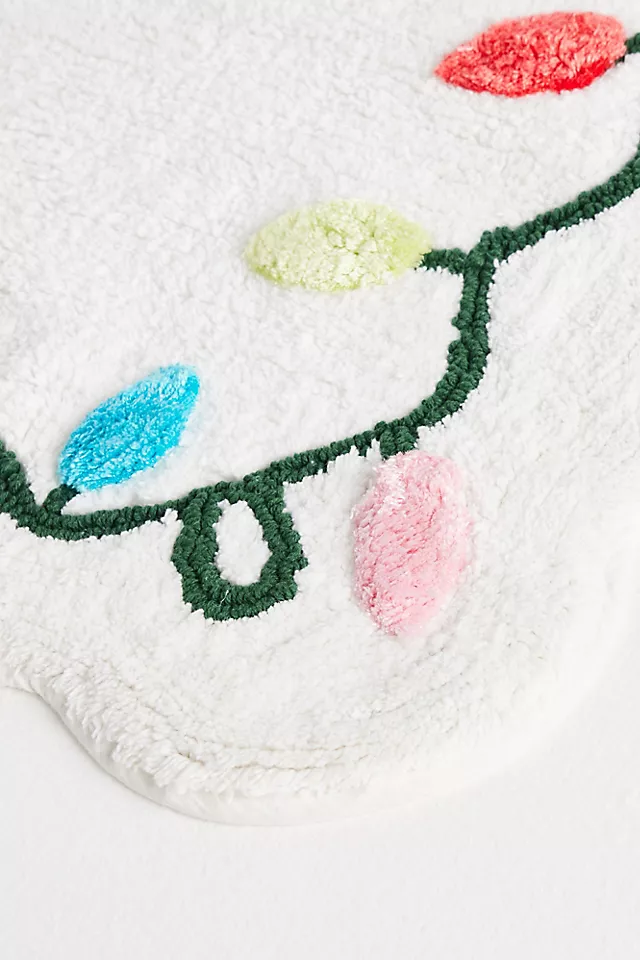 String Lights Tufted Bath Mat