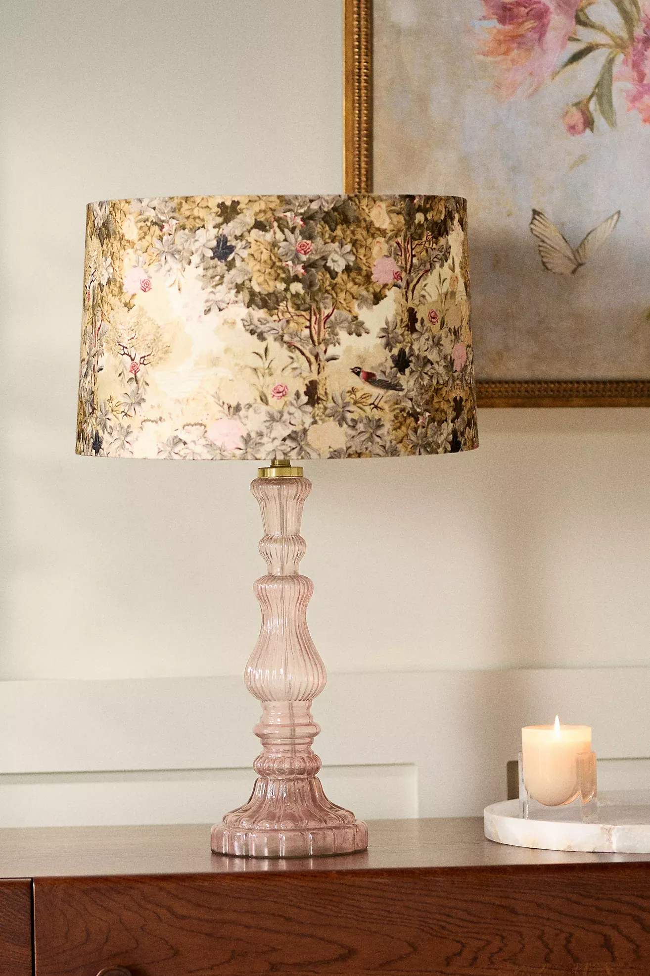 Printed Fabric Lamp Shade