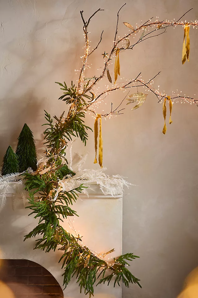 Faux Norfolk Pine Garland, 72