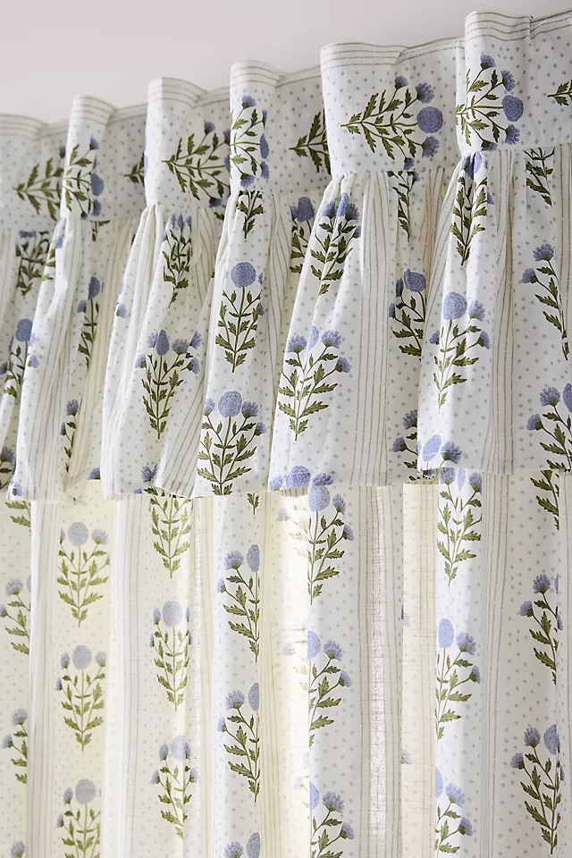 Eudora Cotton Printed Valence Curtain