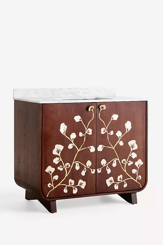 Toulouse Ash Wood Single Bathroom Vanity