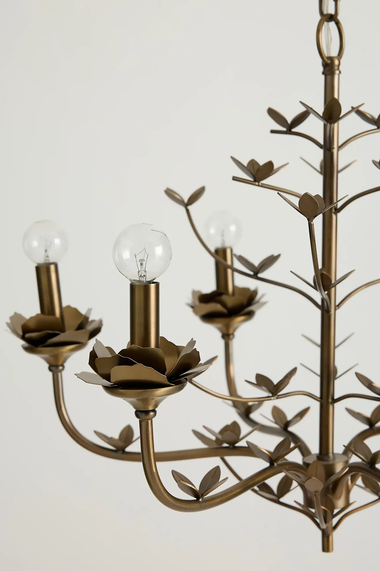 Flowering Metal Floral Chandelier