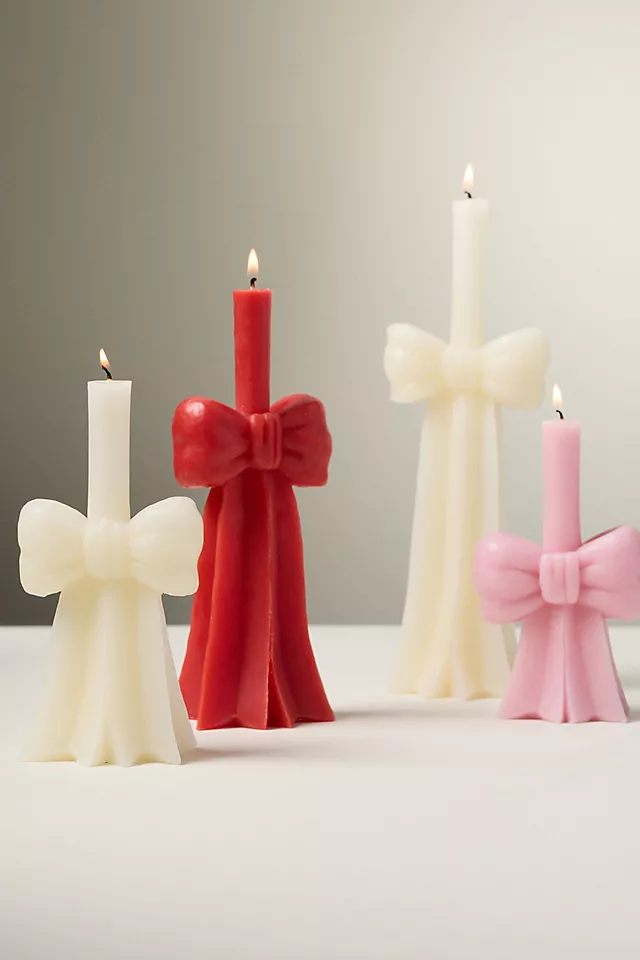 Bow Shaped Wax Candle