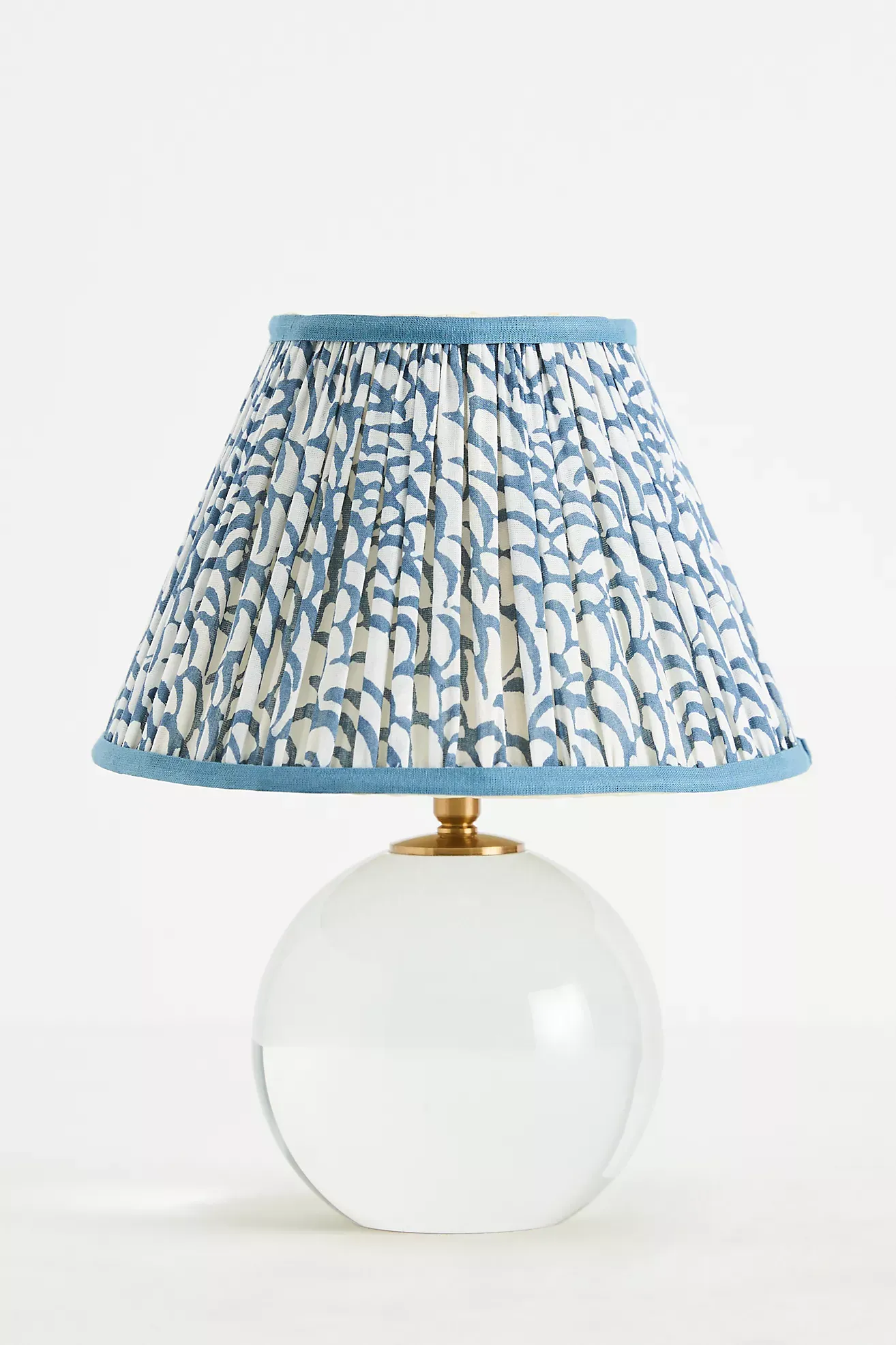 Pooky The Katherine Cordless Rechargeable Glass Table Lamp