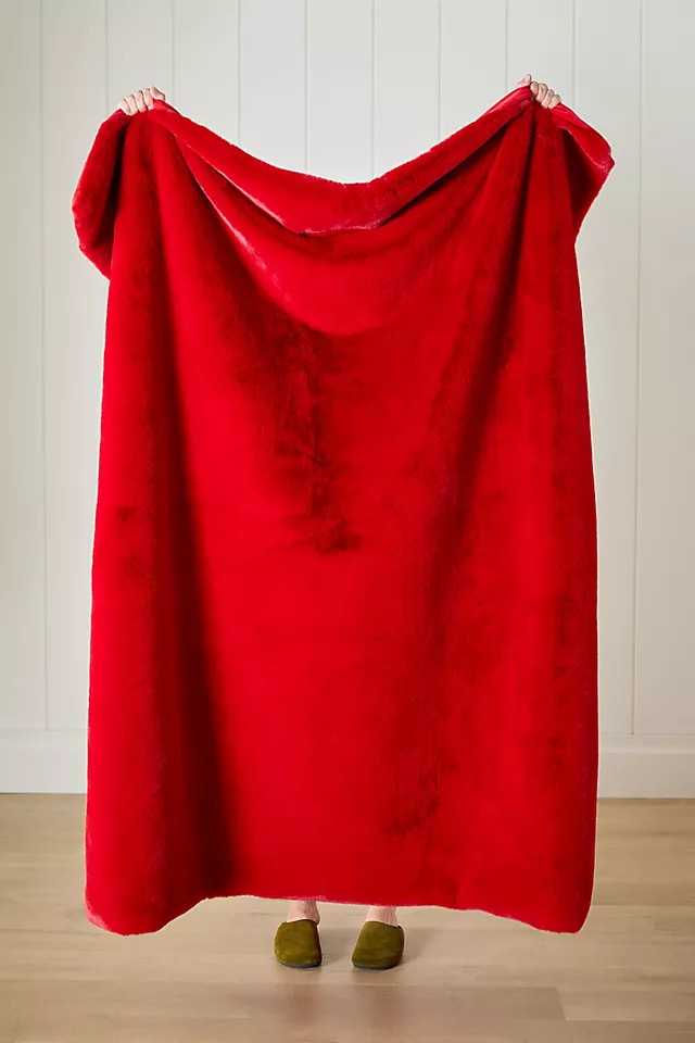 The Sophie Faux Fur Throw Blanket