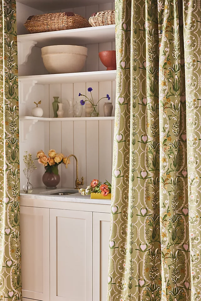 MINDTHEGAP Edelweiss Printed Cotton Curtain