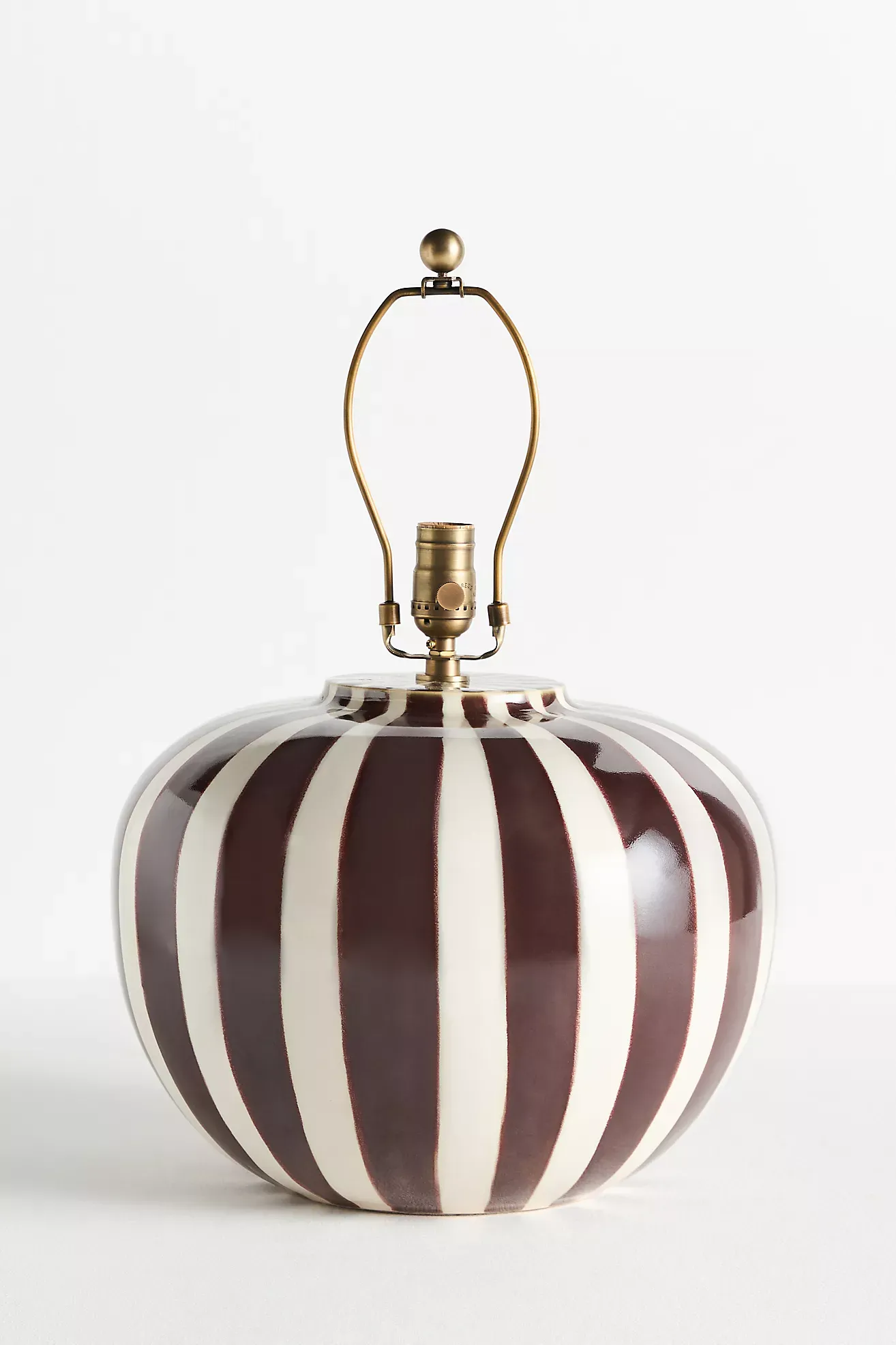 Lys Striped Ceramic Table Lamp Base