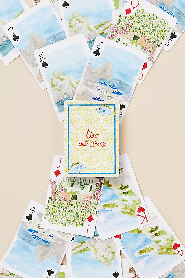 Loulou Baker Watercolor Playing Cards