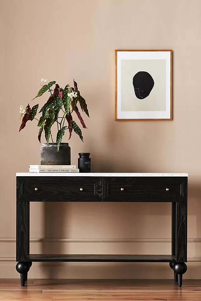 The Fern Marble Top Console