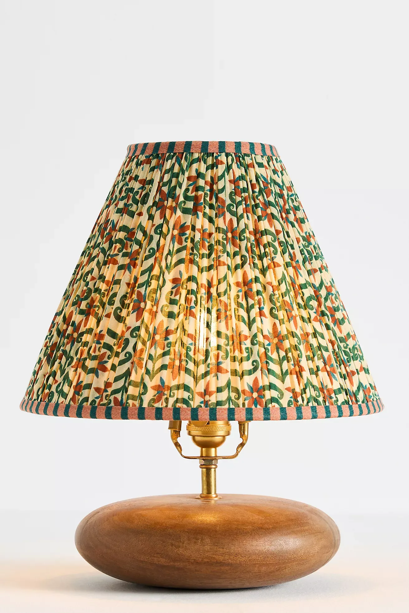 Printed Goods Ruched Empire Lamp Shade